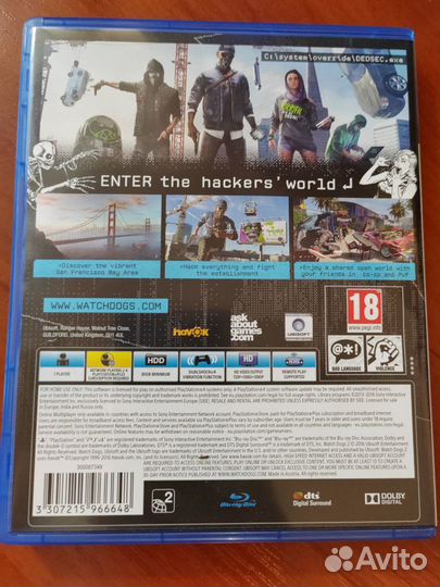 Watch Dogs 2 (PS4) (eng)