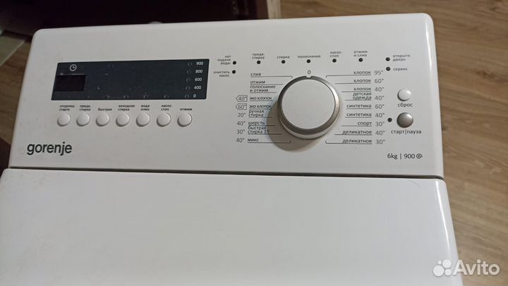 Стиральная машина с вертикальной загрузкой Gorenje