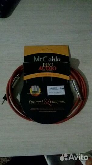 Аудиокабель-переходник С mini jack на jack 2 М