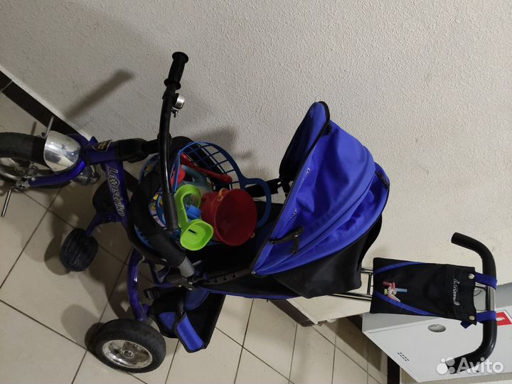 Велосипед 3х-колесный с управлением