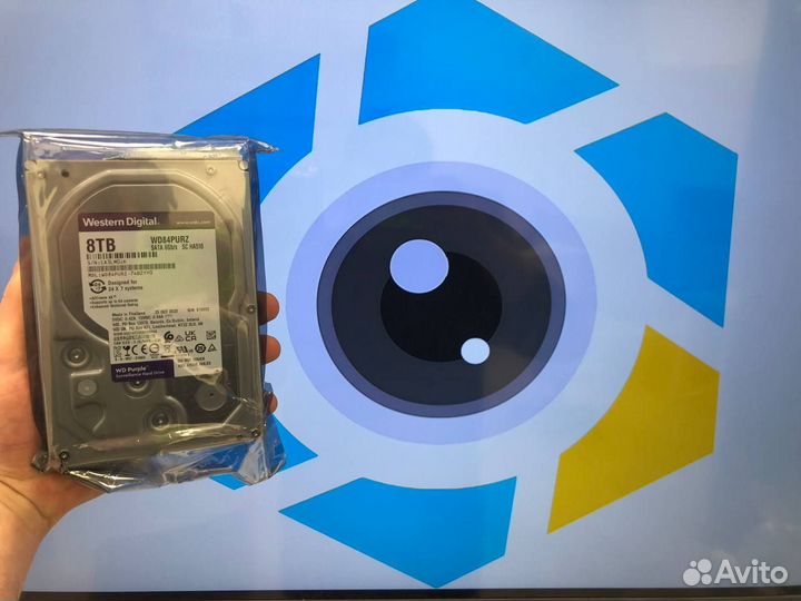 Жесткий диск для видеонаблюдения WD Purple 8000Gb