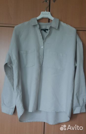 Рубашка женская оверсайз р-р