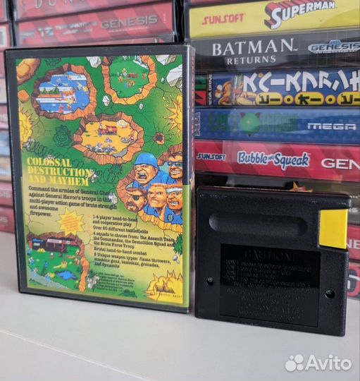 Лицензионная игра Generals Sega Genesis