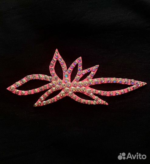 Украшение на пучок для художественной гимнастики