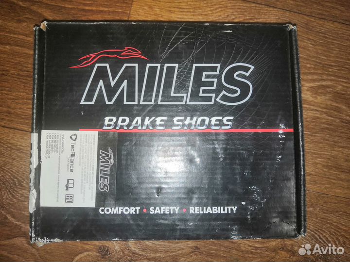 Тормозные колодки miles на LADA