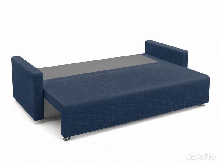 Диван еврокнижка синий
