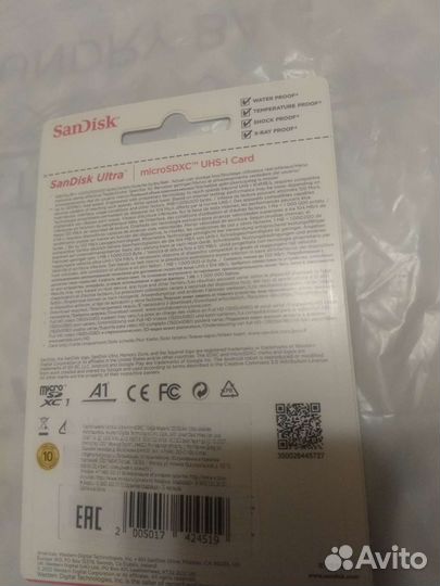 Карта памяти MicroSD SanDisk Ultra 128GB UHS-I