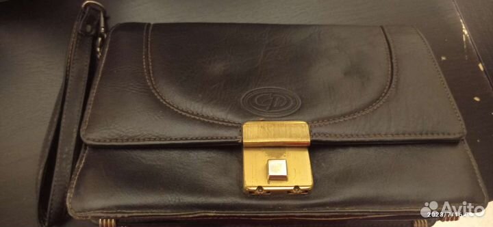Сумка кожанная мужская портмоне