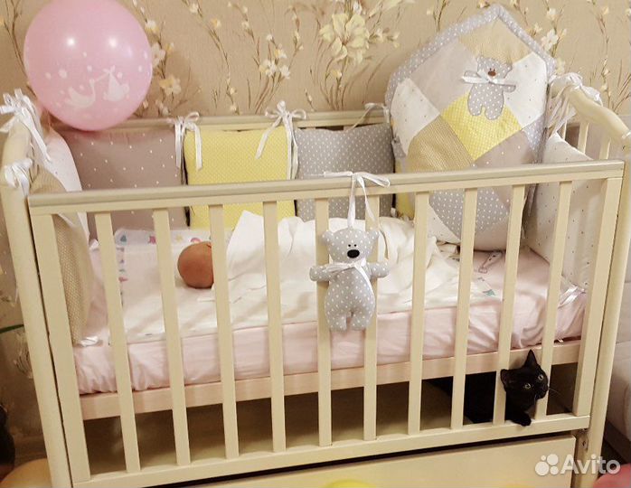 Бортики в детскую кроватку