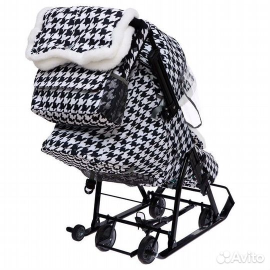 Санки-коляска nika комбинированная Ника Детям