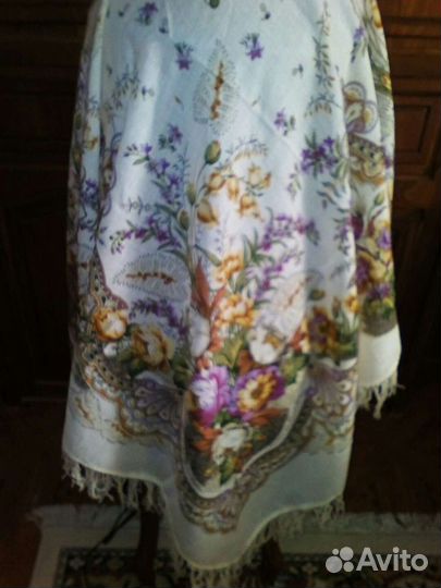 Павлопосадский платок шаль новый