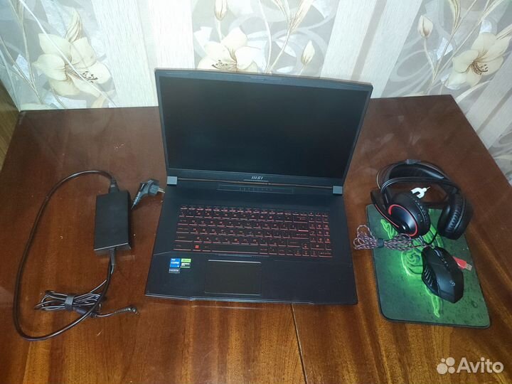 Игровой ноутбук msi katana 17