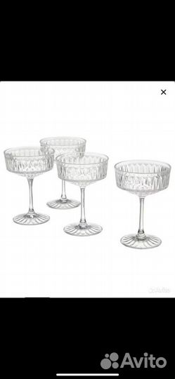 Хрустальные фужеры бокалы