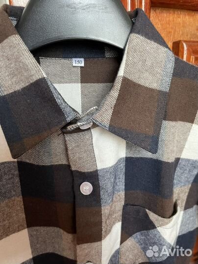 Рубашка теплая 140см