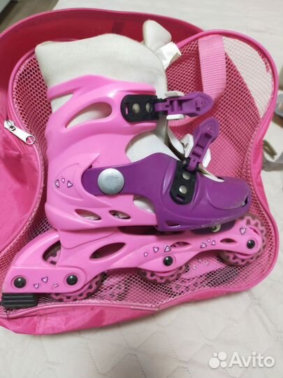 Роликовые коньки детские раздвижные