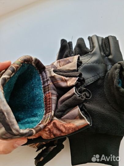 Варежки зимние для рыбалки