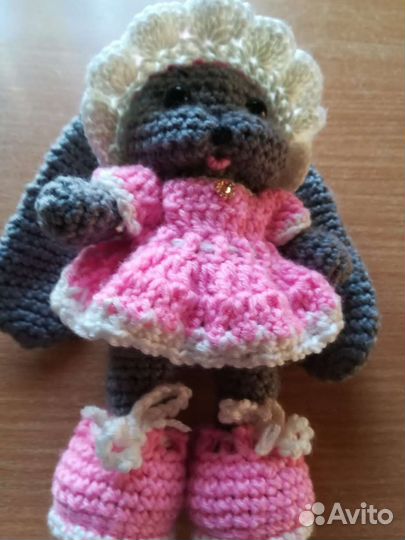 Вязаный зайка