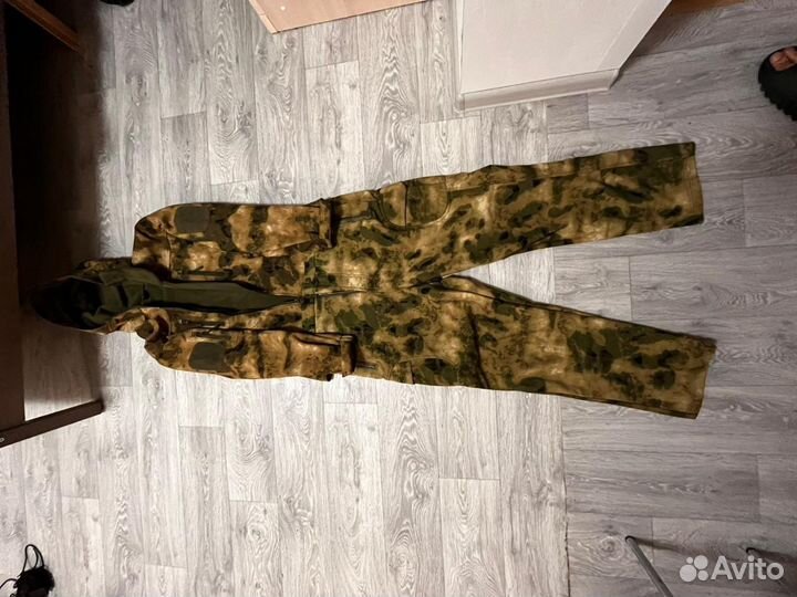 Костюм горка на флисе мох