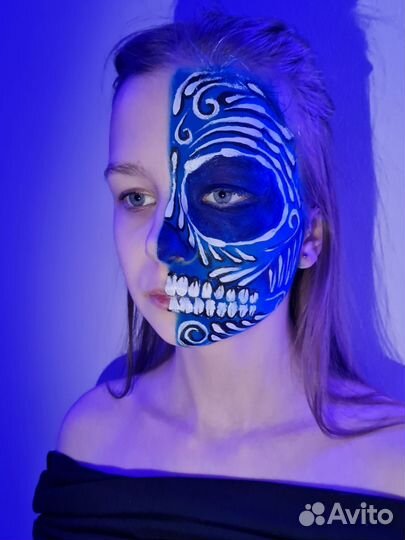 Грим на хэллоуин