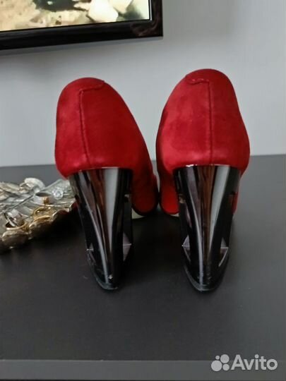 Туфли женские 37 размер натуральная замша
