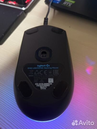Игровая мышь logitech g102