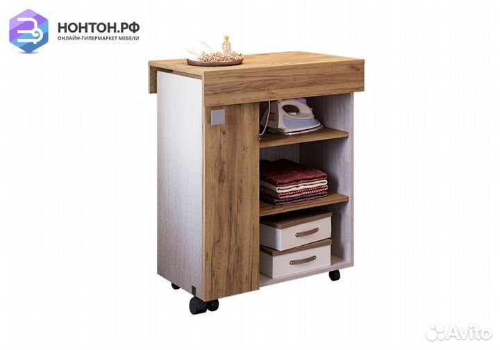 Тумба многоцелевого назначения Тео ясень белый / к