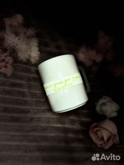 Кружка с декором из полимерной глины