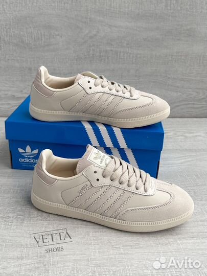 Adidas Samba Linen Cream