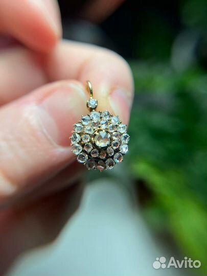 Золотые серьги старинные