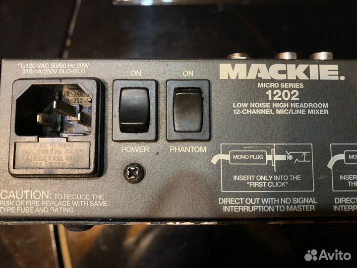 Микшерный пульт mackie 1202 USA