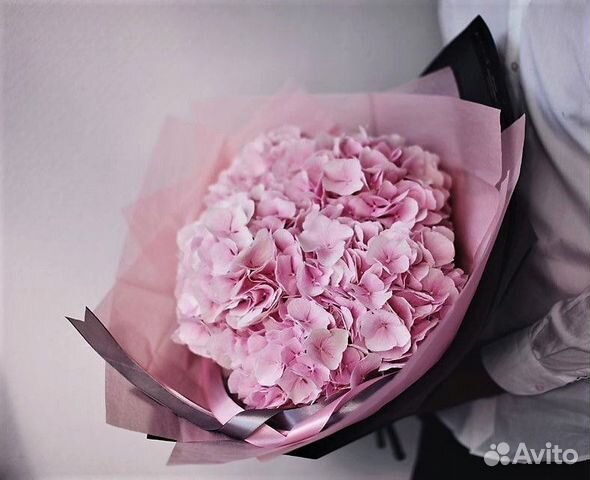 Гортензия букет розовый №437