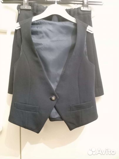 Школьная форма для девочки 134 синяя