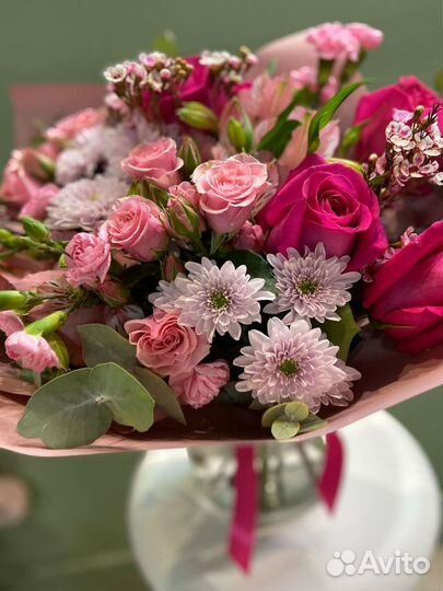 Букет с ароматными розами