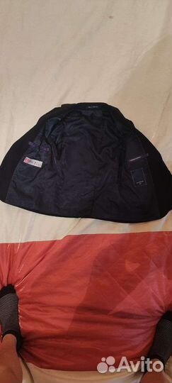 Школьный костюм для мальчика синий 128