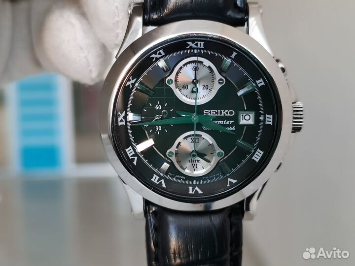 Часы Seiko Premier Chronograph 7T62-0FF0 оригинал