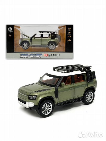 Металлическая модель машины Land Rover Defender