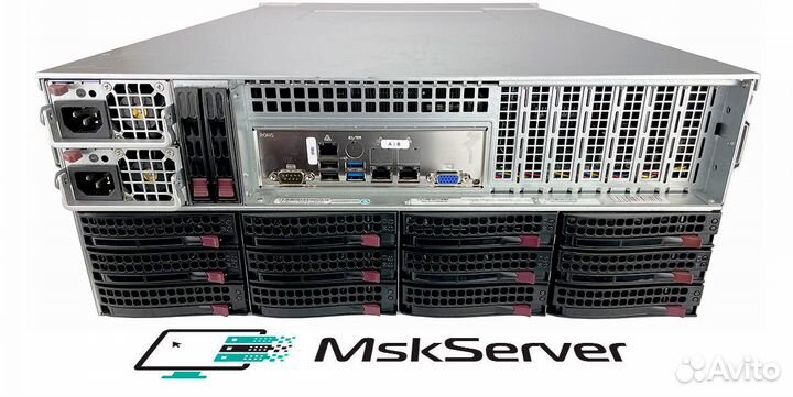 Сервер Supermicro 6048R 2x E5-2640v4 128Gb