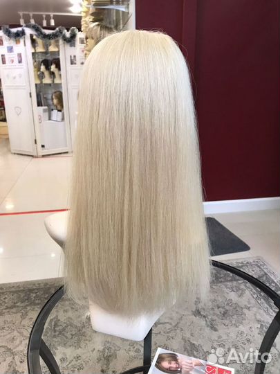 Шиньон накладка из натуральных волос (45см)