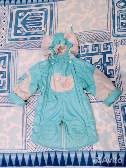 Детский демисезонный комбинезон-трансформер