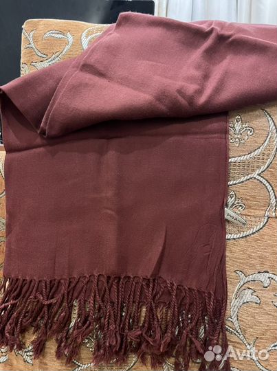 Шарф бордовый новый