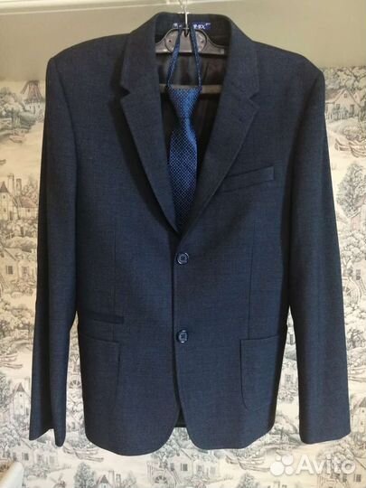Пиджак школьный для мальчика 158