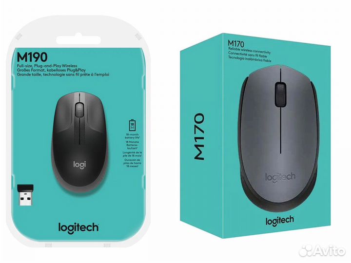 Беспроводная мышь Logitech M170 / M190