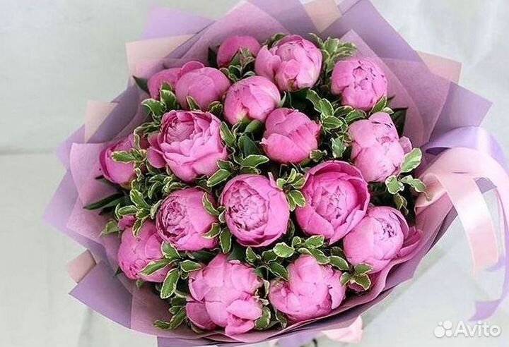 Пионы Букеты Цветы Доставка