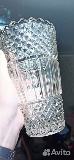 Ваза хрустальная СССР, конфетница