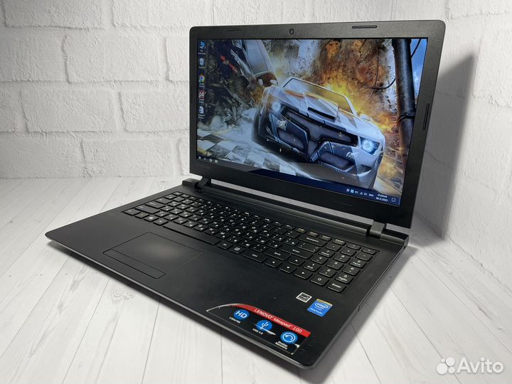 Быстрый ноутбук Lenovo intel/8гб/4ядра/SSD/15.6''