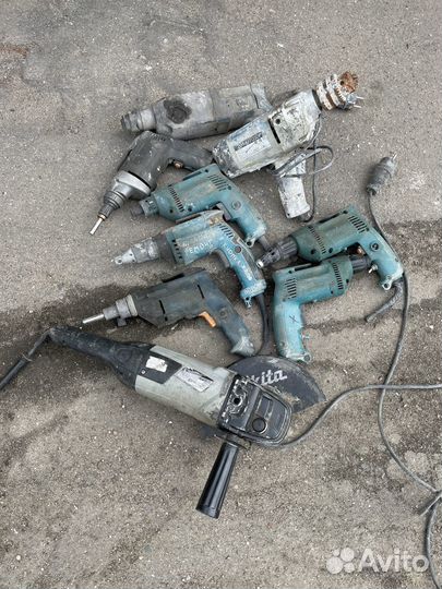 Электроинструмент на запчасти