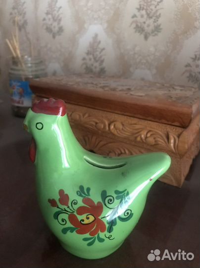 Петушок - копилка. Фарфор СССР