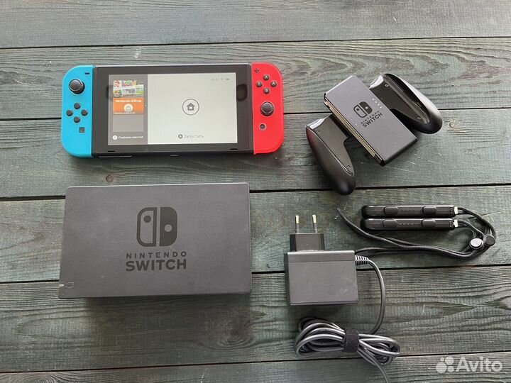 Nintendo Switch rev2 прошитая чип