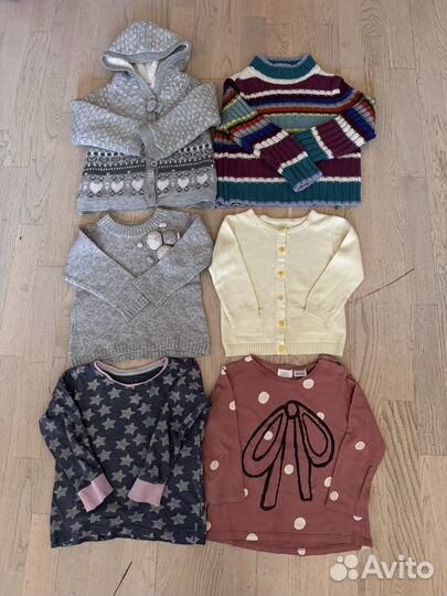 Одежда и обувь пакетом для девочек 92-98