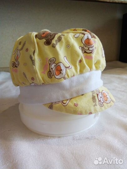 Панамы - 5шт., Бейсболка - 1 шт., Шапочка - 1шт